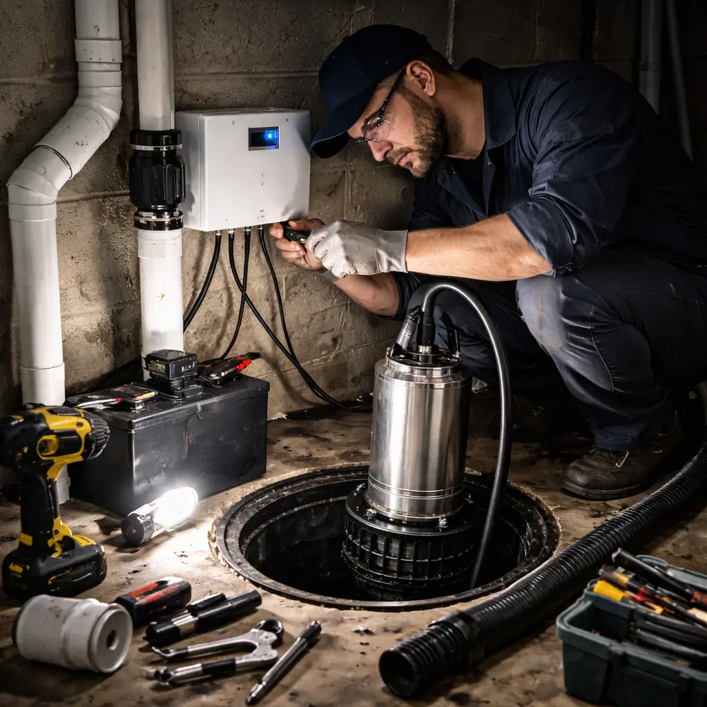 Sump Pump Installation Erin